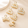 Rhinestone Pearl Hair Claws – Vefash