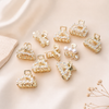 Rhinestone Pearl Hair Claws – Vefash