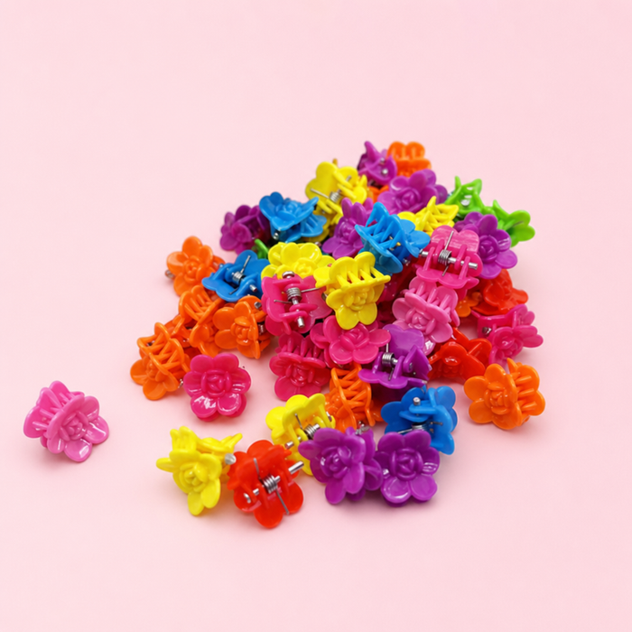 Colorful Flower Claw Clips – Vefash