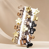 Beige Small Hair Clips – Braun 30 Stück – Vefash