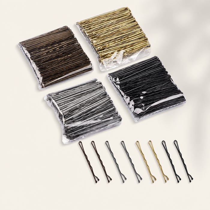 Bobby Pins Set – Silber – Vefash
