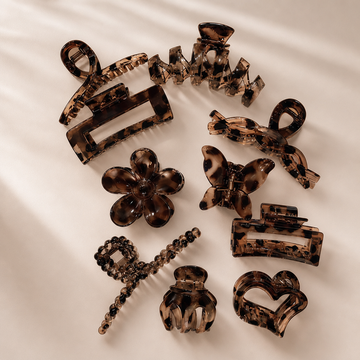 Vintage Hair Grips Set – Metall – Vefash