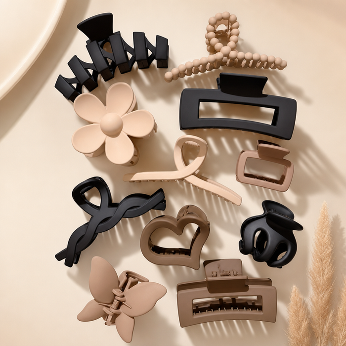 Vintage Hair Grips Set – Metall – Vefash
