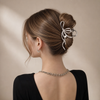 Hollow Metal Hair Claw – Detailansicht – Vefash
