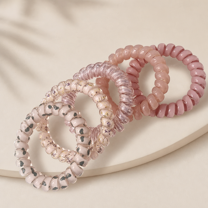 Spiral Haargummi Set von vefash – Scrunchies, Farbvariante 3