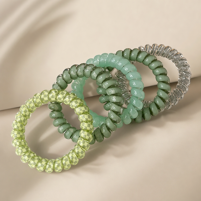 Spiral Haargummi Set von vefash – Scrunchies, im Set 6