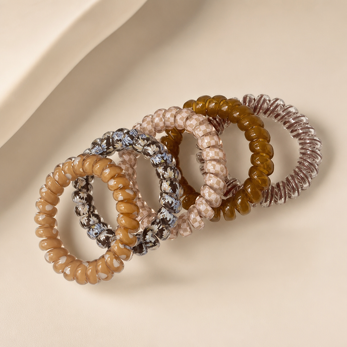 Spiral Haargummi Set von vefash – Scrunchies, Materialdetail 7