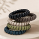 Striped Spiral Haargummi Set