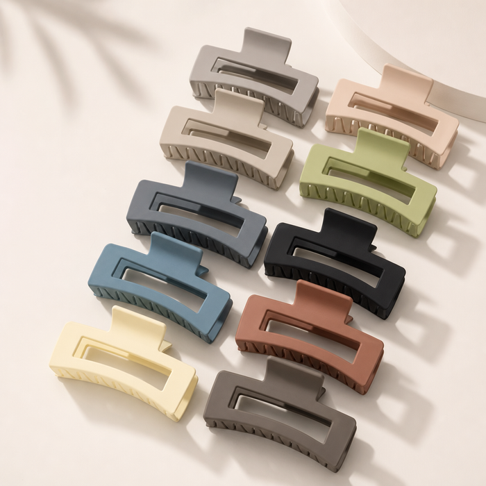Oversized Shark Clip Matt von vefash – Haarklammern, Produktansicht 1