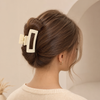 Oversized Shark Clip Matt von vefash – Haarklammern, Detailaufnahme 2