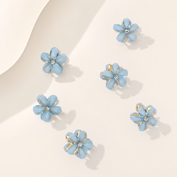 Kinder Mini Claw Clips Set von vefash – Haarklammern, Farbvariante 3