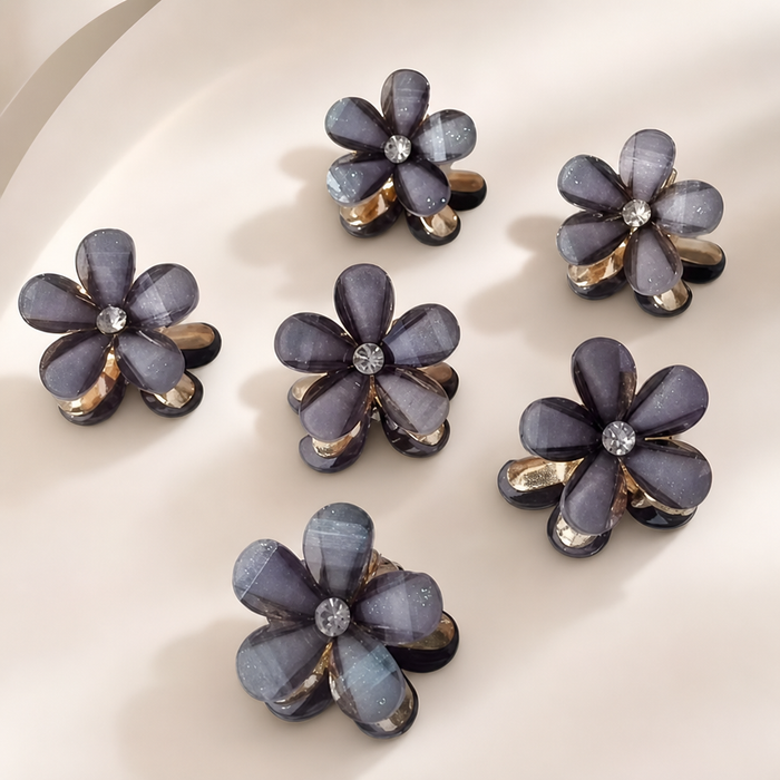 Kinder Mini Claw Clips Set von vefash – Haarklammern, Trageansicht 11