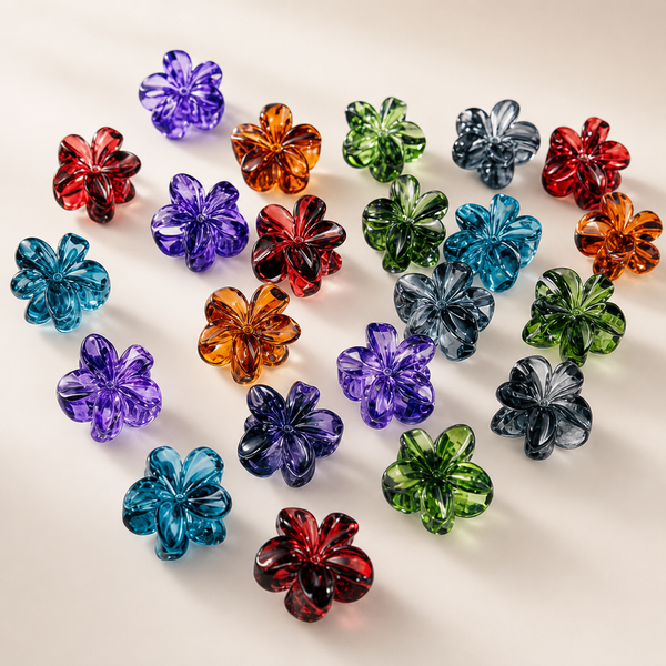 Mini Flower Claw Clips Set von vefash – Haarklammern, Produktansicht 1