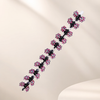 Glitzer Blüten Mini Claws Set von vefash – Haarklammern, Farbauswahl 8