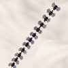 Glitzer Blüten Mini Claws Set von vefash – Haarklammern, Seitenansicht 4