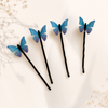 Blue Butterfly Hairpins Set von vefash – Haarspangen, Produktansicht 1