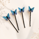 Blue Butterfly Hairpins Set – Haarspange