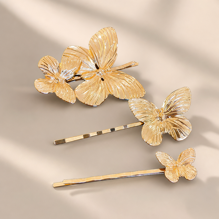 Metal Butterfly Hair Clips von vefash – Haarspangen, Farbvariante 3