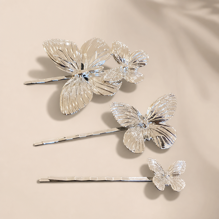 Metal Butterfly Hair Clips von vefash – Haarspangen, Seitenansicht 4