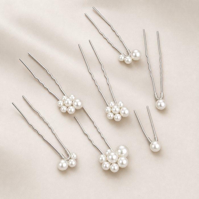 Perlen Haarnadel Set Braut von vefash – Haarspangen, Farbvariante 3