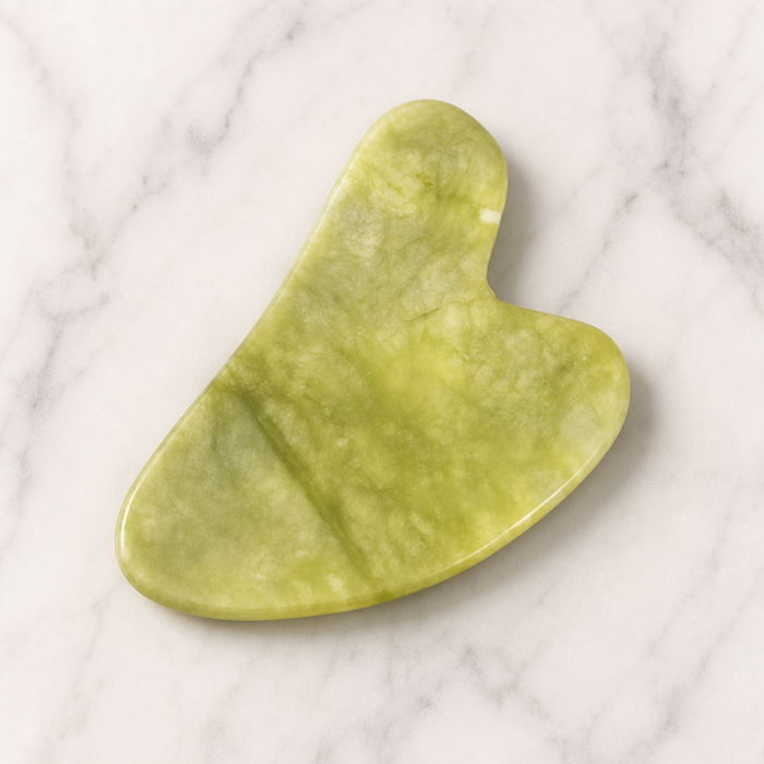 💎 Jade Gua Sha Stone – Natural facial massage for firm & radiant skin ✨
