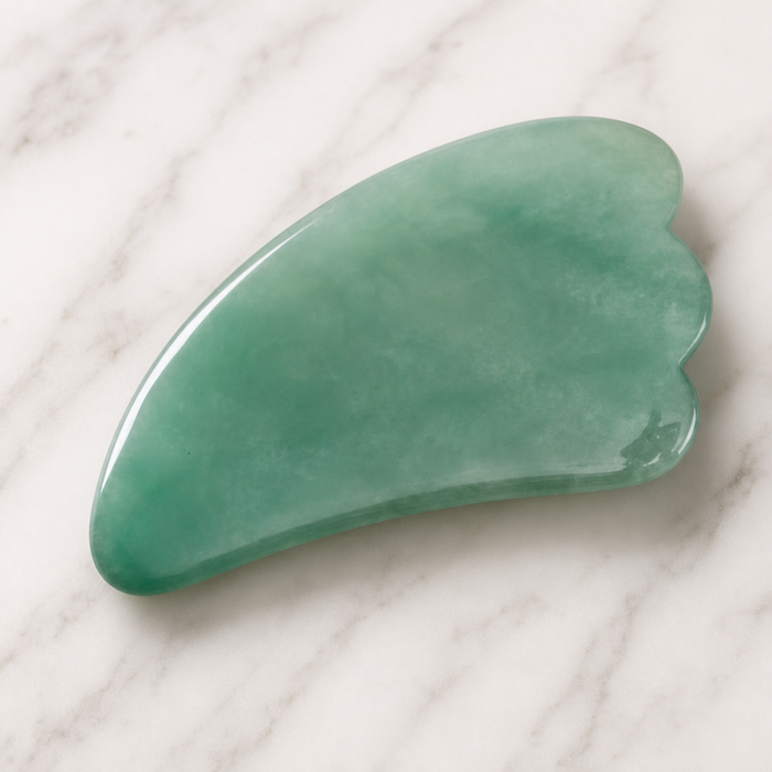 💎 Jade Gua Sha Stone – Natural facial massage for firm & radiant skin ✨