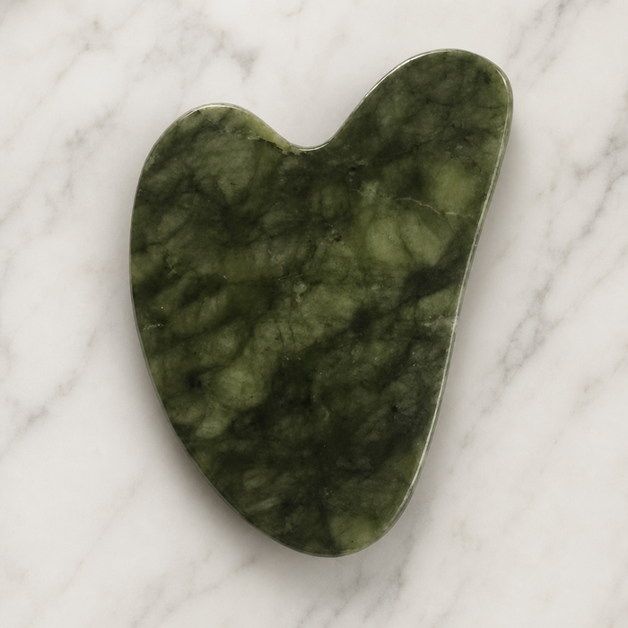 💎 Jade Gua Sha Stone – Natural facial massage for firm & radiant skin ✨