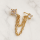 Marguerite Zirconia Stud Earrings