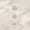 Marguerite Zirconia Stud Earrings