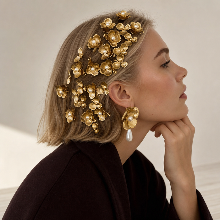 Fleur d'Or Hair Pin Set