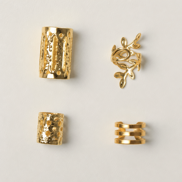 Bohemian Hair Ring Set