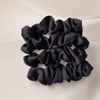 Plissee Scrunchies – Elegantes Satin-Set