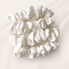 Plissee Scrunchies – Elegantes Satin-Set