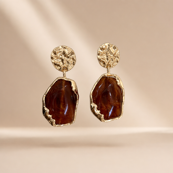Mira Resin Stud Earrings