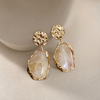 Korea 2026 New Geometry Irregularity Resin Stud Earrings for Women Fashion Wedding Party Jewelry Gift Wholesale