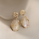 Korea 2026 New Geometry Irregularity Resin Stud Earrings for Women Fashion Wedding Party Jewelry Gift Wholesale