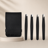 Précis Eyebrow Tweezer Set Black 4Piece – Pflegeprodukt kaufen | Vefash