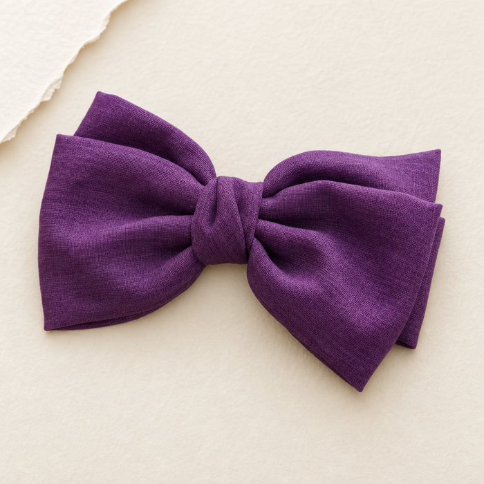 Maison Bow Hairpin in Lila – Packshot alle Farben | Vefash