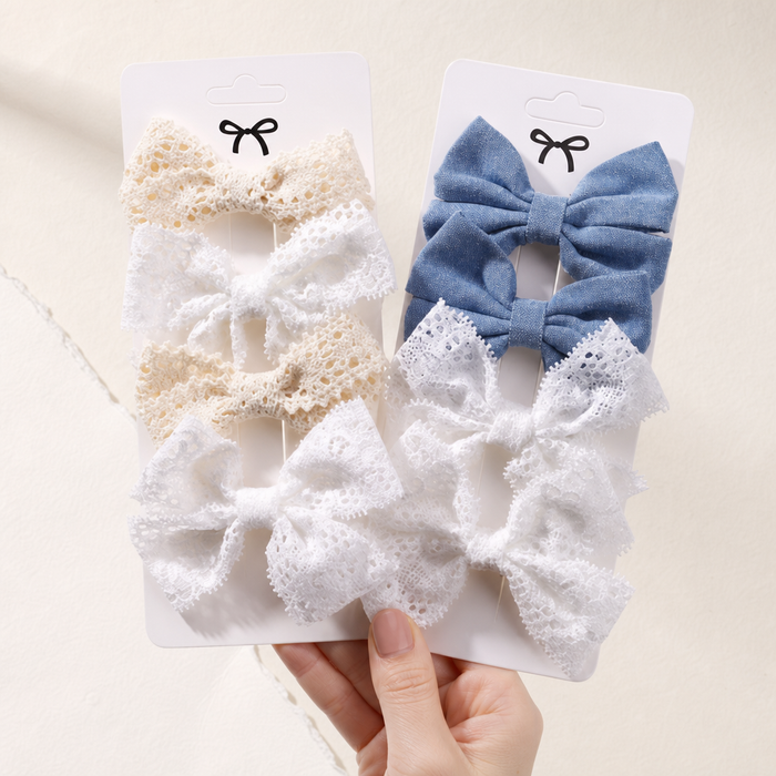 Noeud Lace Bow Clip Set – Haarklammer kaufen bei Vefash