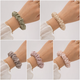 Arc-en-ciel Satin Scrunchie Set