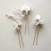 Pearl and Flower Hairpins – Vefash