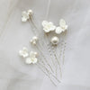 Pearl and Flower Hairpins – Detail 5 – Vefash