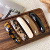 Retro Leopard Hairpins Spring Clip Colorful Acetate Hair Clips for Women Elegant Exquisite Barrettes Fashion Hair Accessories