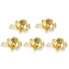 Goldene Blumen-Haargabeln – Elegantes 5er-Set