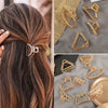 Goldene Herz-Haarklammer – Minimalistischer Hair Claw Clip mit starkem Halt