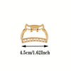 Goldene Herz-Haarklammer – Minimalistischer Hair Claw Clip mit starkem Halt