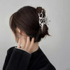 Liquid Hairclip – Große Y2K Metall-Haarklammer im Korean Style